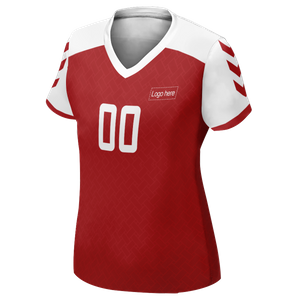 Maillot de football personnalisé de la Coupe du monde du Danemark limitée pour femmes avec photo