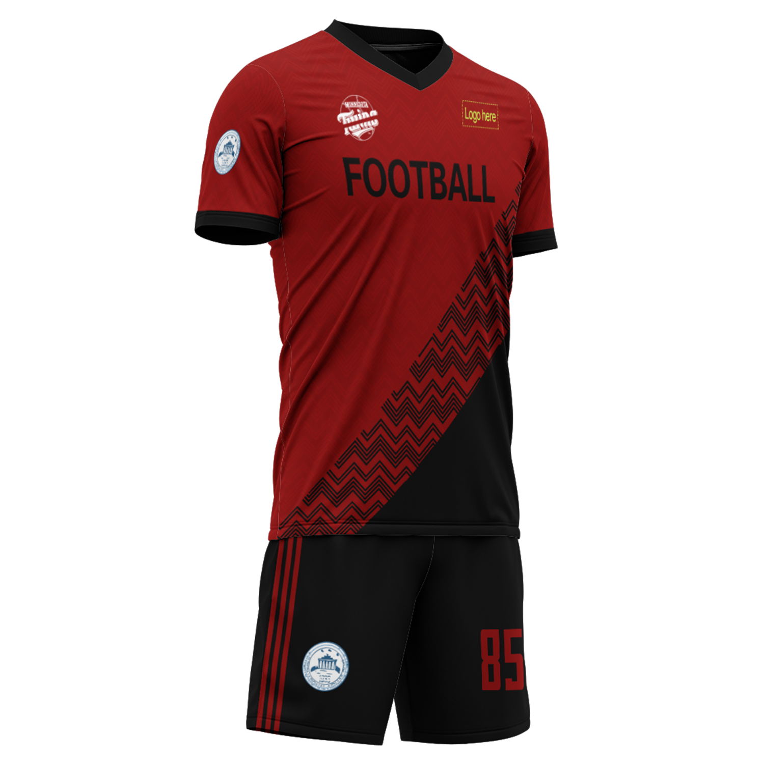 Costumes de football de l'équipe du Maroc de la Coupe du monde 2022 personnalisés