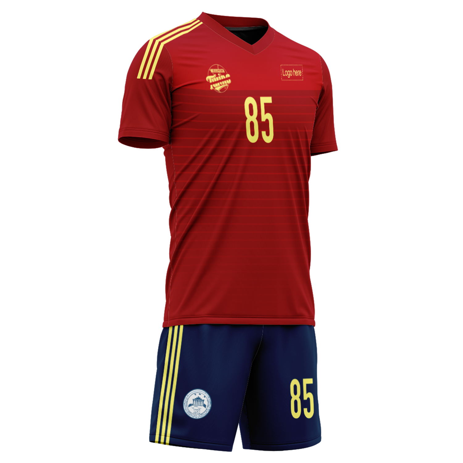 Costumes de football de l'équipe d'Espagne de la Coupe du monde 2022 personnalisés