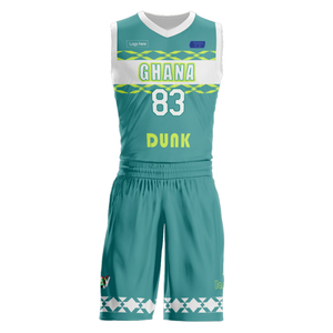Costumes de basket-ball personnalisés de l'équipe du Ghana