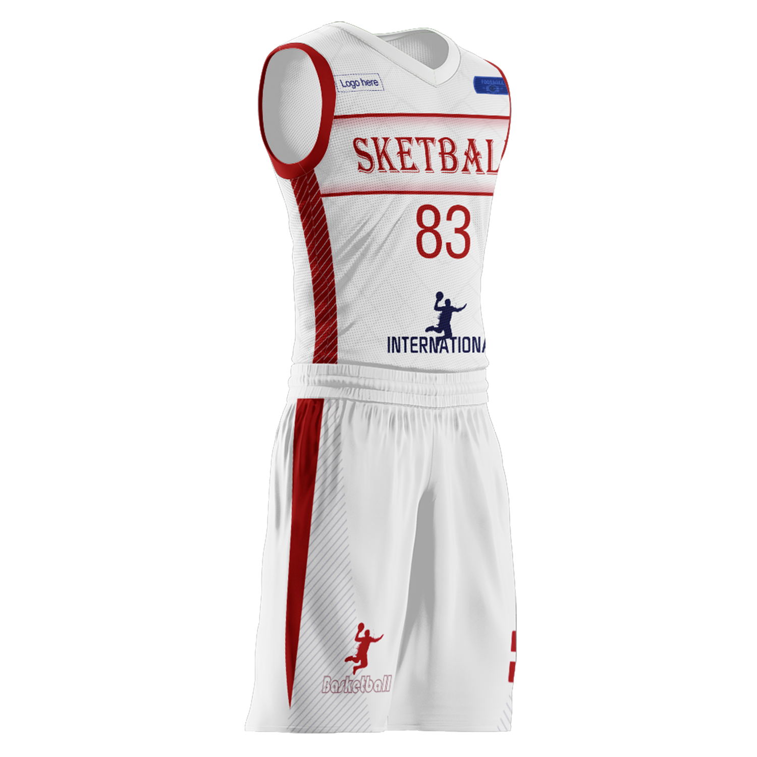 Costumes de basket personnalisés de l'équipe suisse